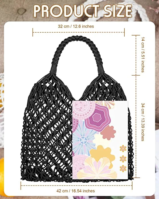 Stylish Handmade Macrame Sling Bags For Women’s macrame hand bag full size Beige
