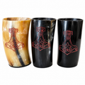 Handcrafted Buffalo Horn Viking Drinking Tumbler – Natural Horn Barware