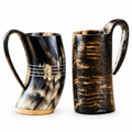 Wholesale Authentic Buffalo Horn Viking Mugs | 100% Natural & Food-Safe